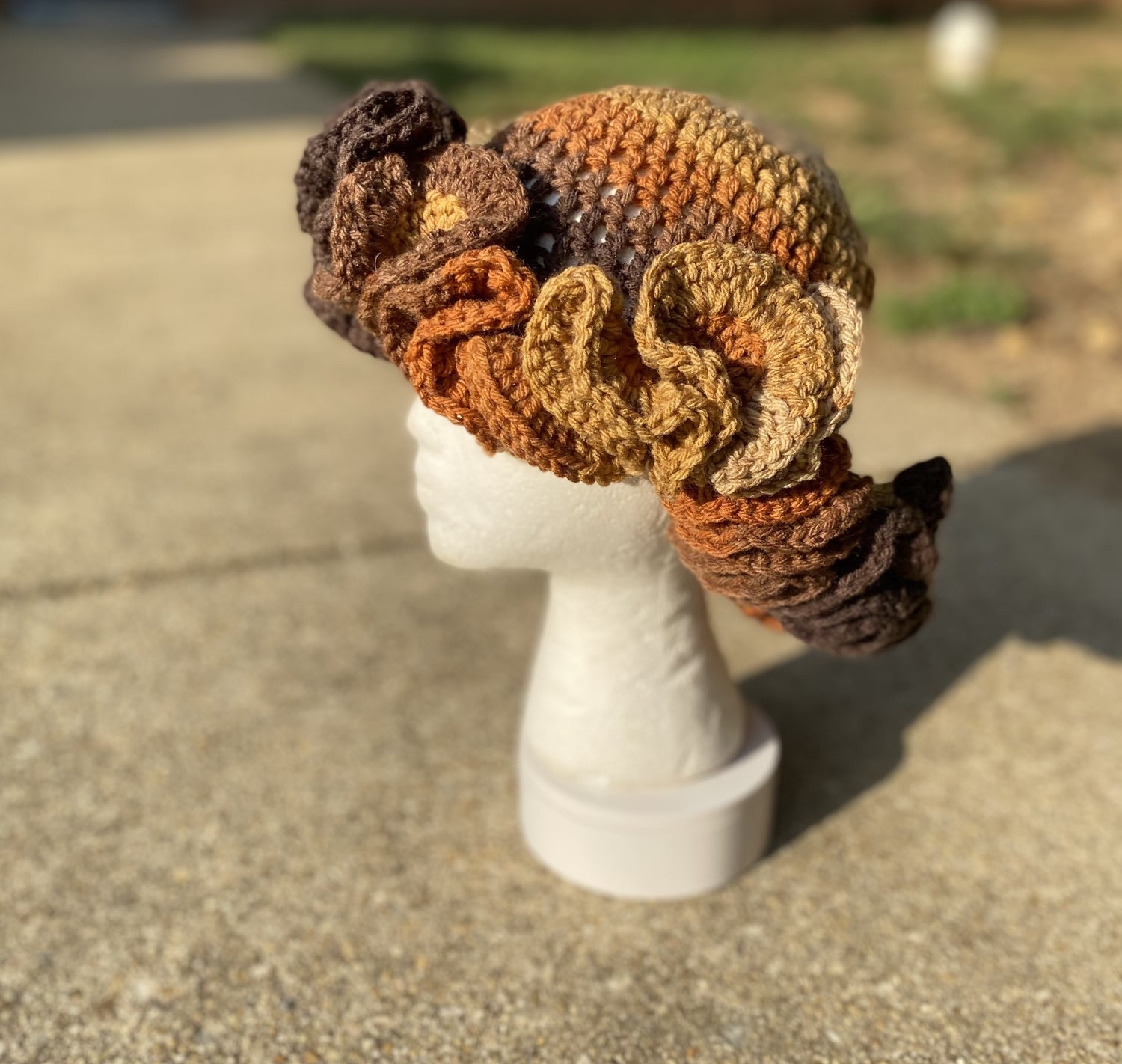 Crochet Ruffle Hats