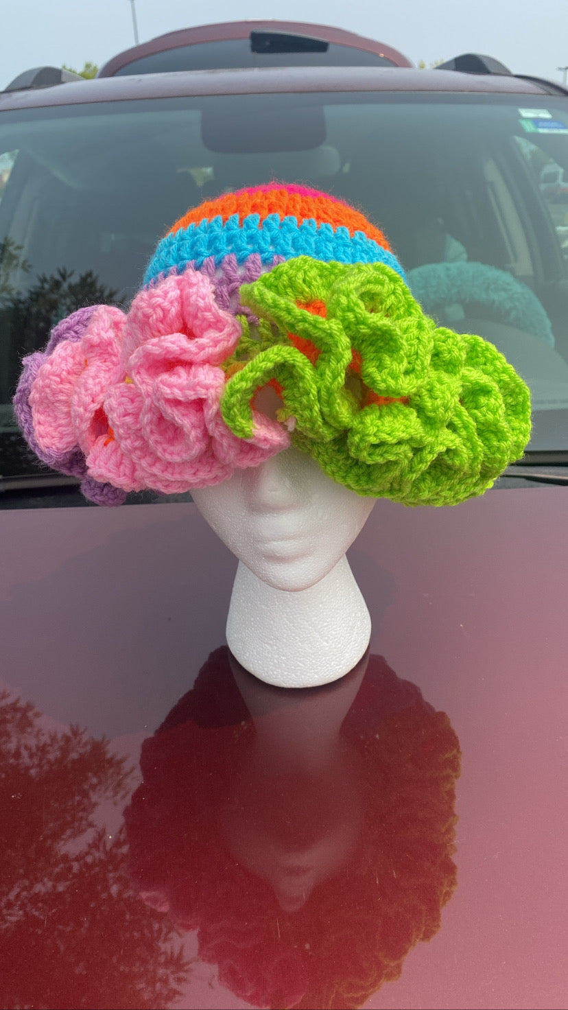 Crochet Ruffle Hats