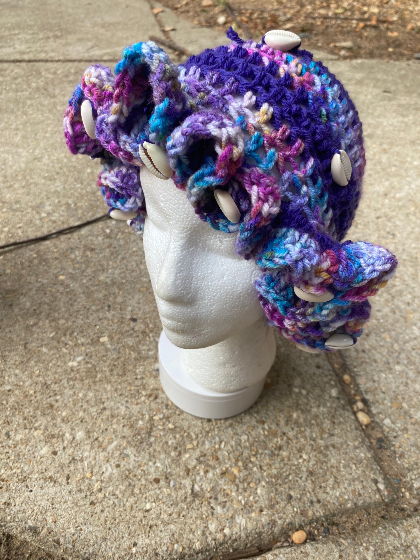 Crochet Ruffle Hats